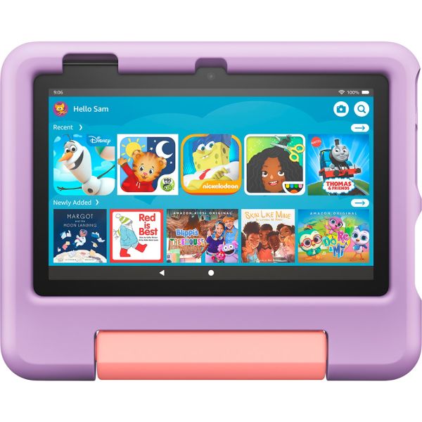 TABLET AMAZON FIRE 7  16GB KIDS PURPLE WIFI 12TH GEN 2022